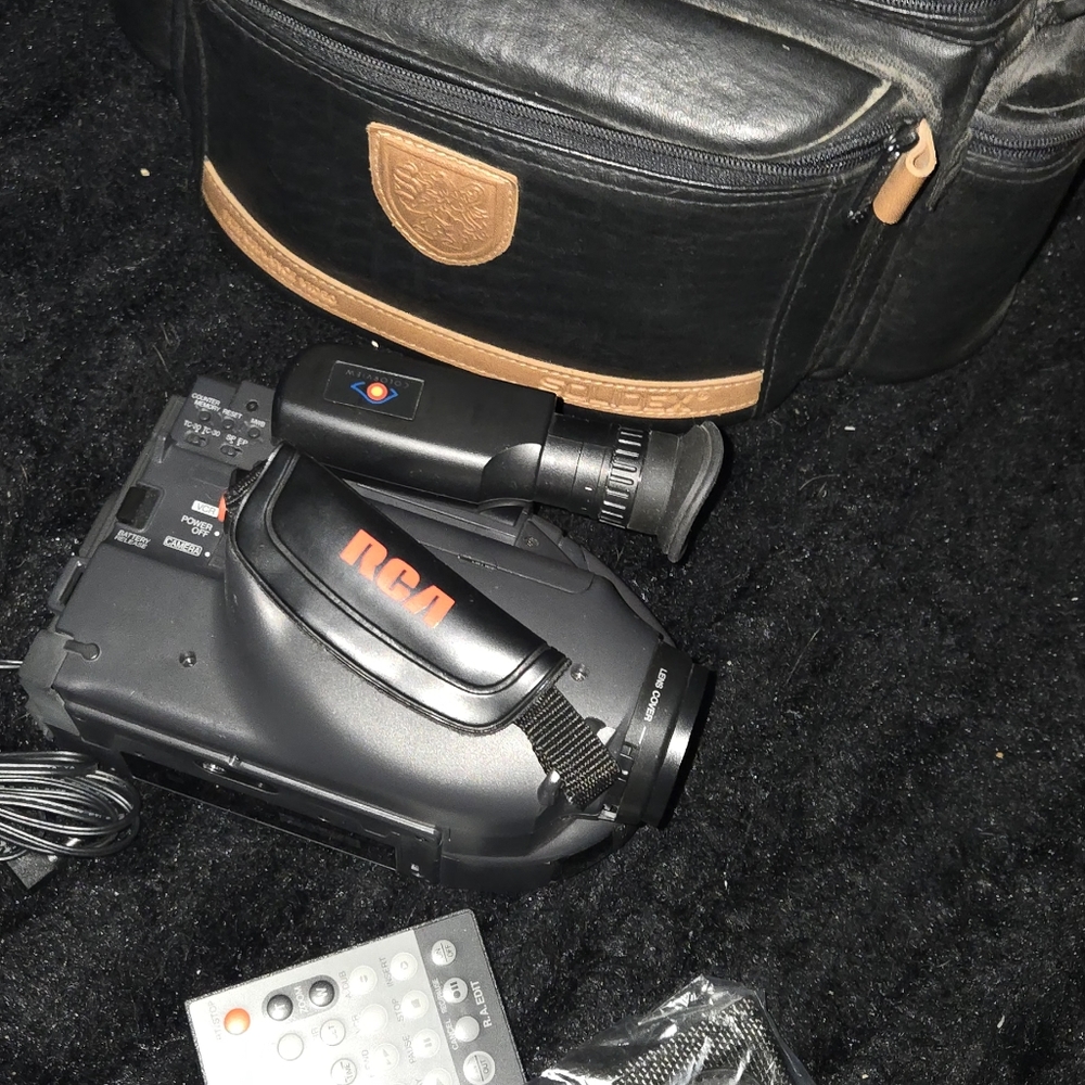 rca autofocus video camcorder 436530244 e151034 vhsc vintage